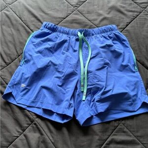 blue fabletics shorts